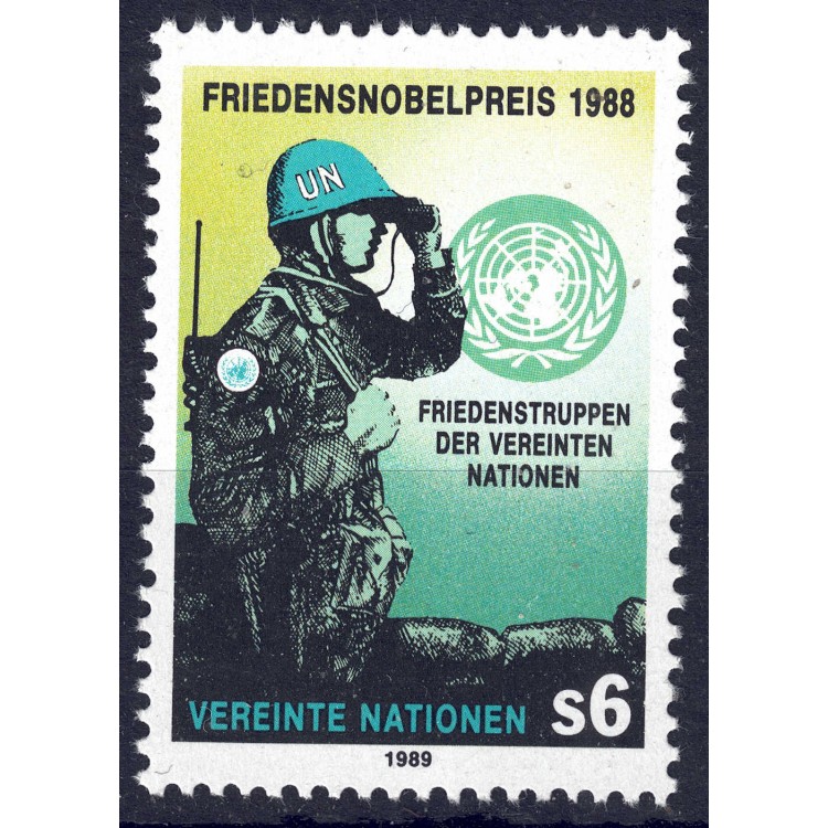 UN VIENNA 1989 Nobel Peace Prize MNH**
