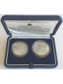 SAN MARINO 2004 World Soccer Championship €5 and €10 Silver Coins, Proof Quality