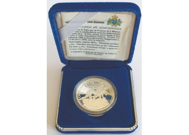 SAN MARINO 1998 FIFA World Cup Silver Coin Proof