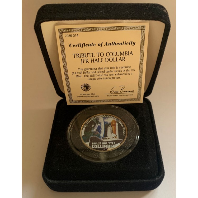 USA 2003 Silver Half Dollar Tribute to the Columbia Shuttle