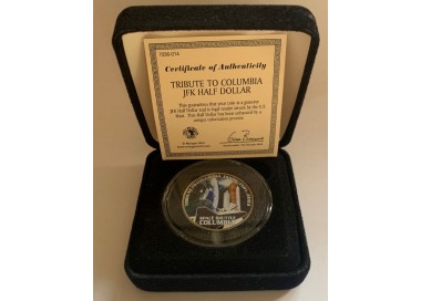 USA 2003 mezzo dollaro in argento Tributo al Columbia Shuttle