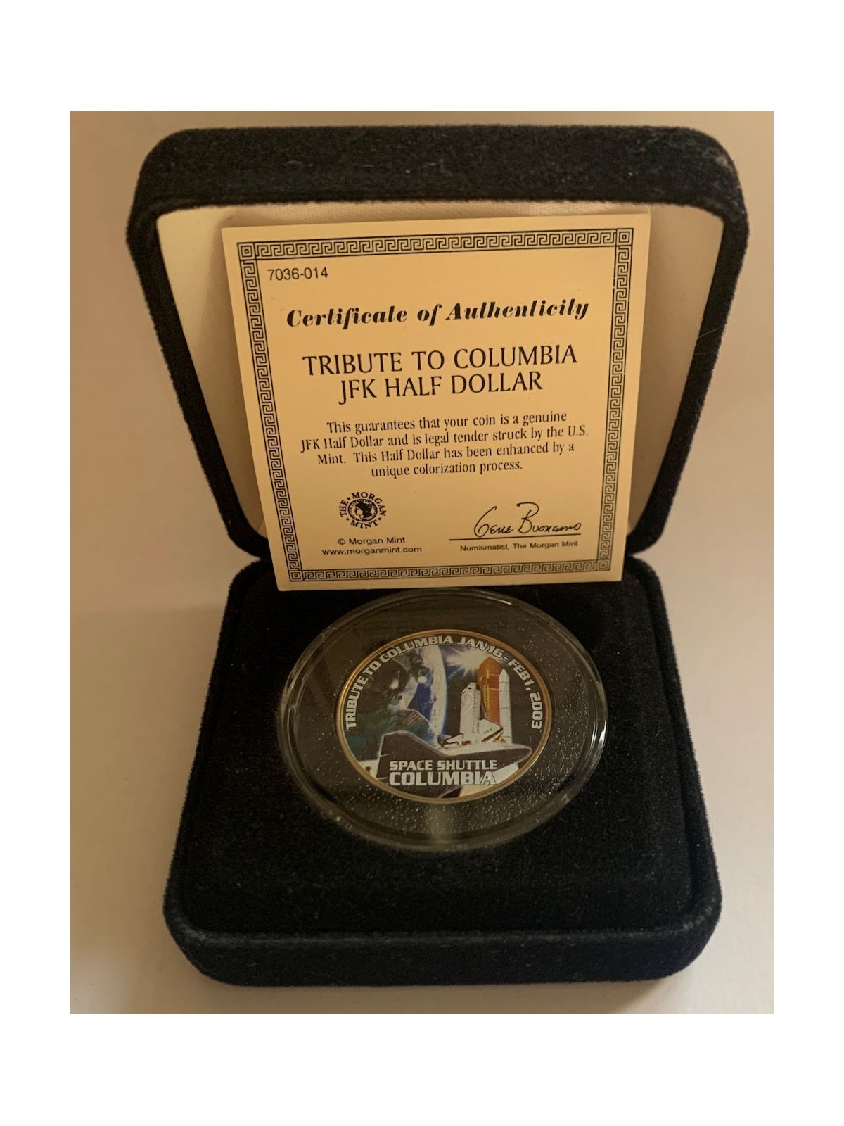 USA 2003 Silver Half Dollar Tribute to the Columbia Shuttle