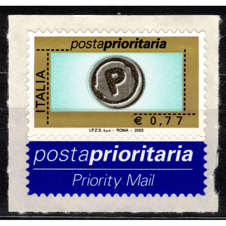 ITALY 2003 Priority Mail €0.77 MNH**