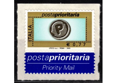 ITALY 2003 Priority Mail €0.77 MNH**