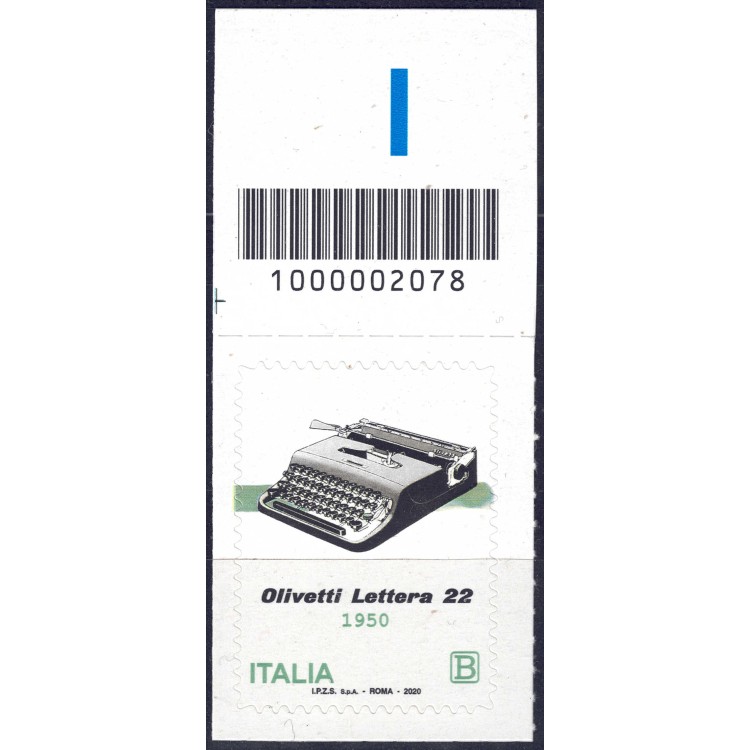ITALIA 2020 Olivetti (macchina per scrivere portatile) CB 2078 ass