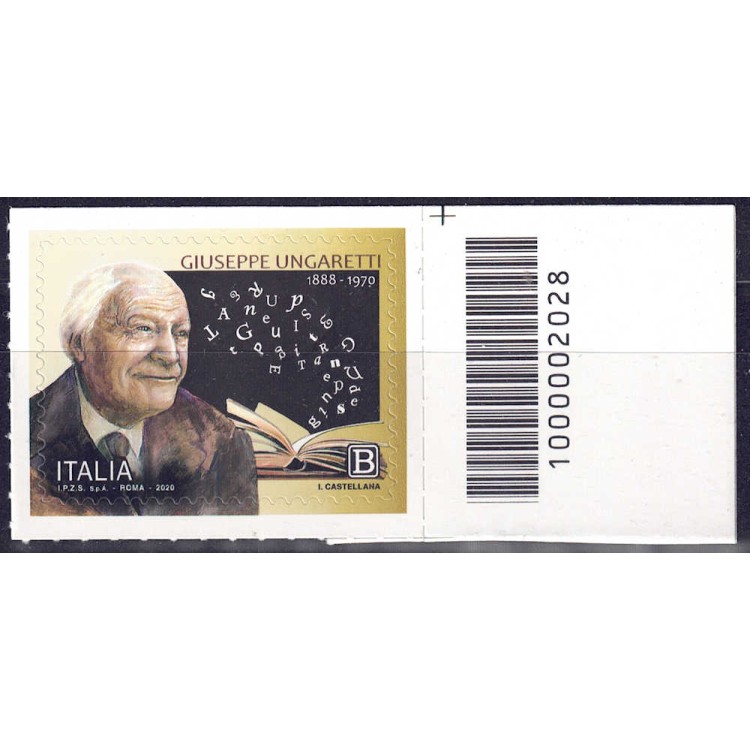 ITALIA 2020 Giuseppe Ungaretti CB 2028 asd