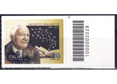 ITALIA 2020 Giuseppe Ungaretti CB 2028 asd