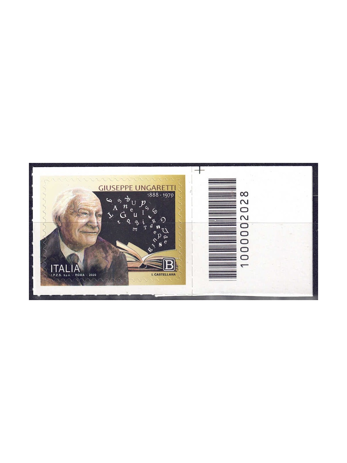 ITALY 2020 Giuseppe Ungaretti CB 2028 asd