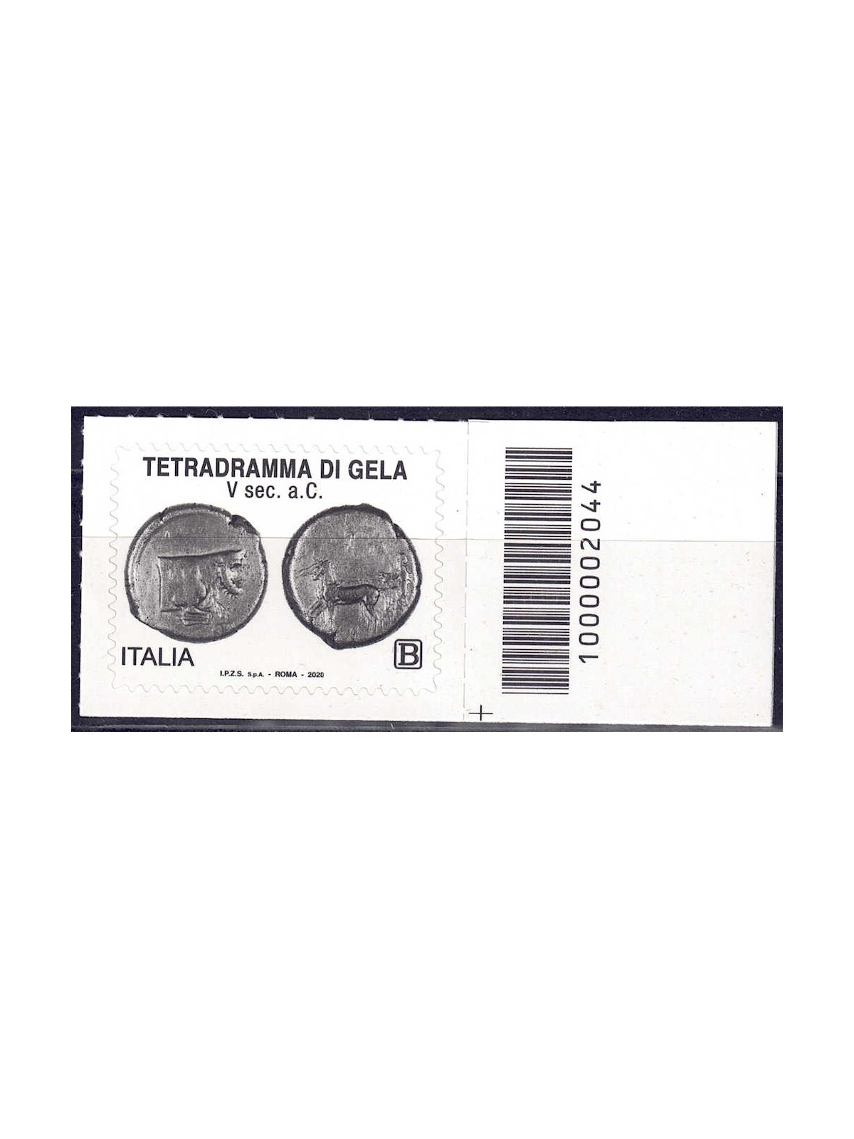 ITALIA 2020 Tetradramma di Gela CB 2044 aid