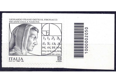 ITALY 2020 Leonardo Pisano (Fibonacci) CB 2050 asd