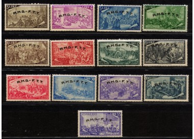 TRIESTE A 1948 Centenary of the Risorgimento 13v MNH**