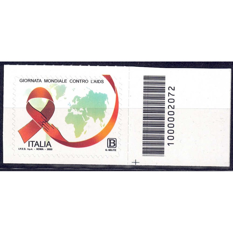 ITALIA 2020 Giornata per la lotta all’AIDS CB 2072 aid