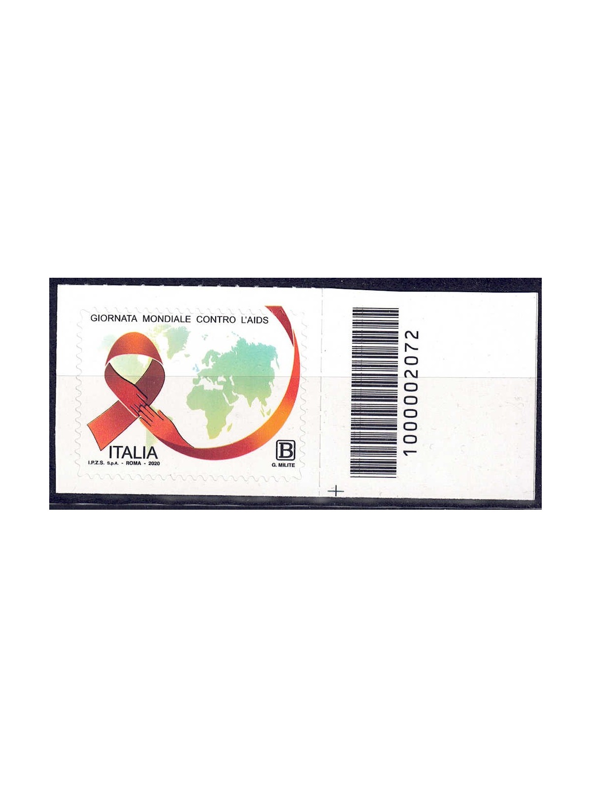ITALIA 2020 Giornata per la lotta all’AIDS CB 2072 aid