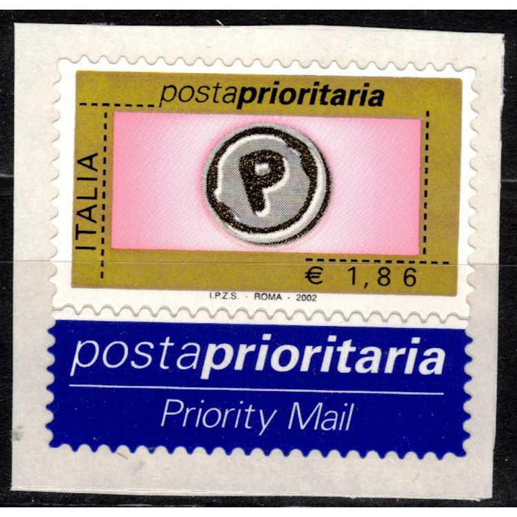 ITALY 2003 Priority mail €1.86 MNH**