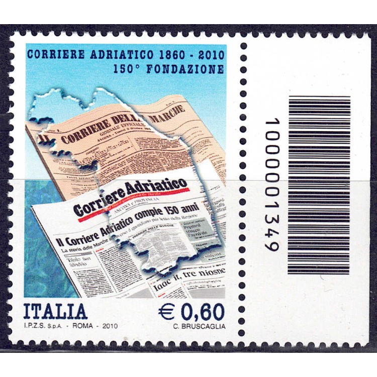 ITALIA 2010 Corriere Adriatico CB 1349