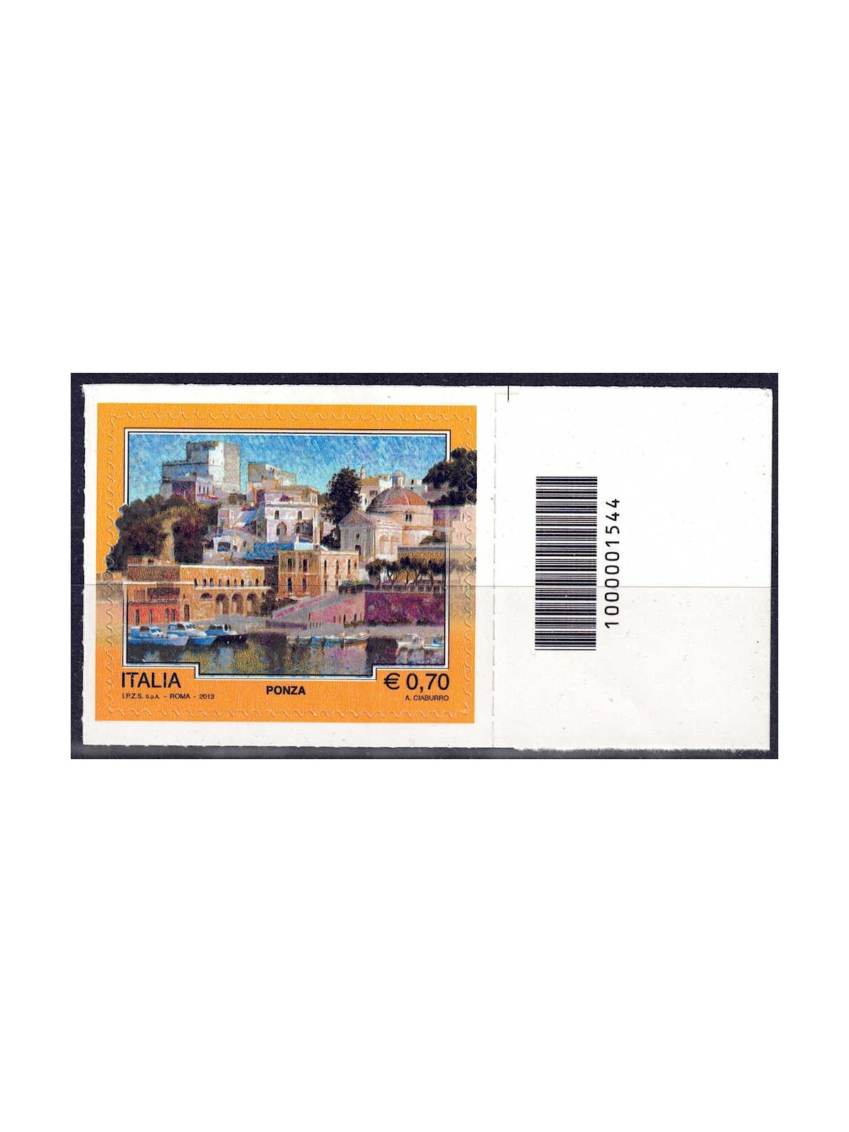ITALY 2013 Tourism (Ponza) CB 1544 asd