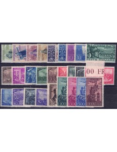 ITALY 1948 Complete Year 27v MNH**