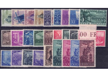 ITALY 1948 Complete Year 27v MNH**