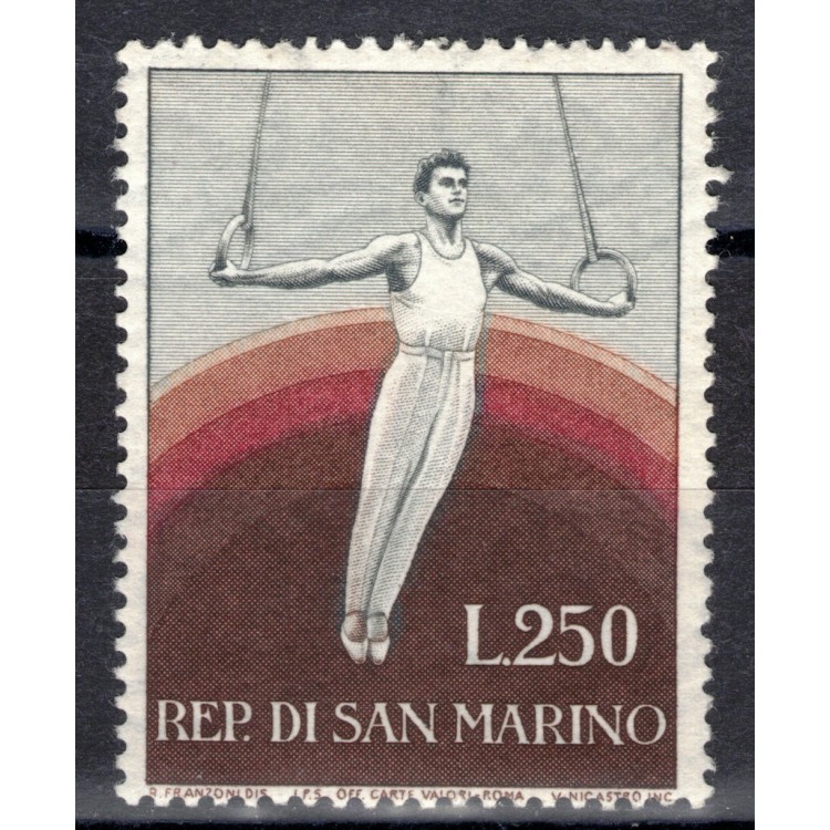 SAN MARINO 1954 Sport, gymnastics MNH**