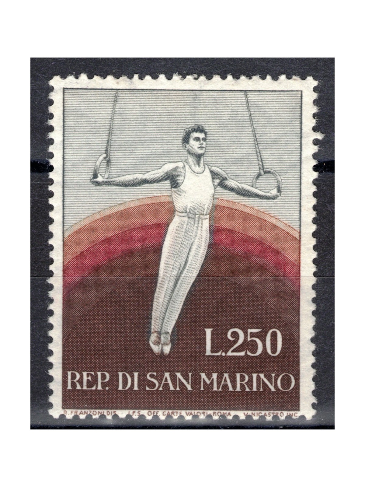 SAN MARINO 1954 Sport, gymnastics MNH**
