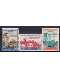 SAN MARINO 1956 Congresso dei Periti Filatelici 3v MNH**