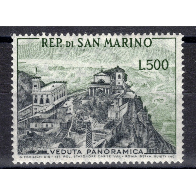 SAN MARINO 1958 View of San Marino MNH**