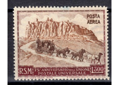 SAN MARINO 1951 Anniversario UPU (posta aerea) £ 300 MNH**