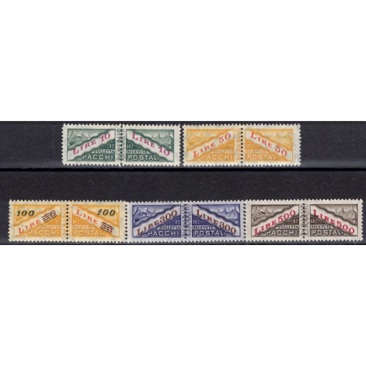 SAN MARINO 1956-61 Postal parcels 5v MNH**