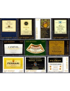 SAN MARINO 2005 Great Italian wines 10v MNH**