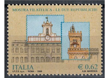 ITALY 2006 The Two Republics (from s/s) MNH**