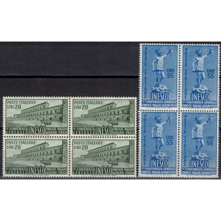 ITALY 1950 Unesco Conference 2v MNH**