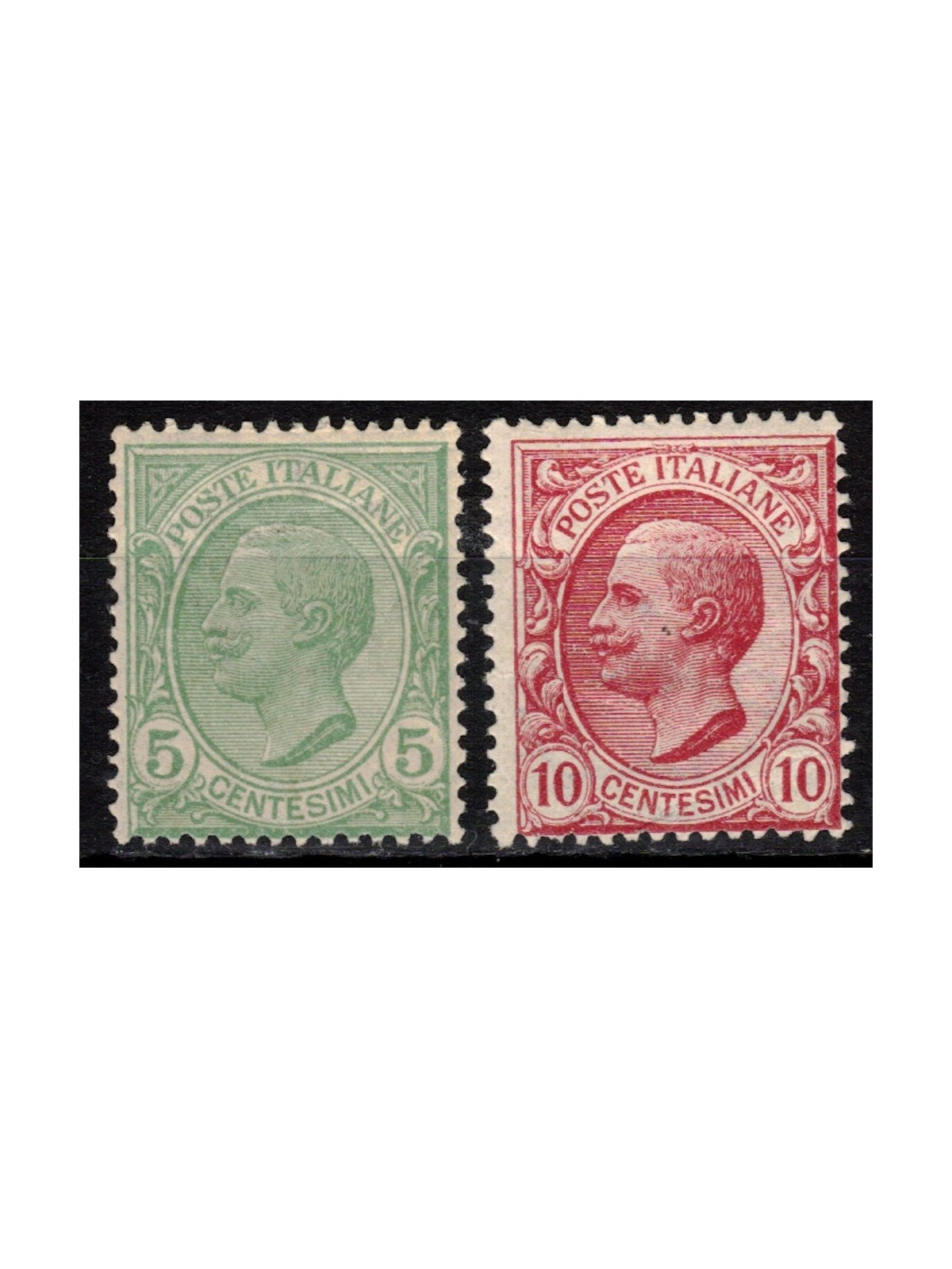 ITALY KINGDOM 1906 Vittorio Emanuele III 2v MH*