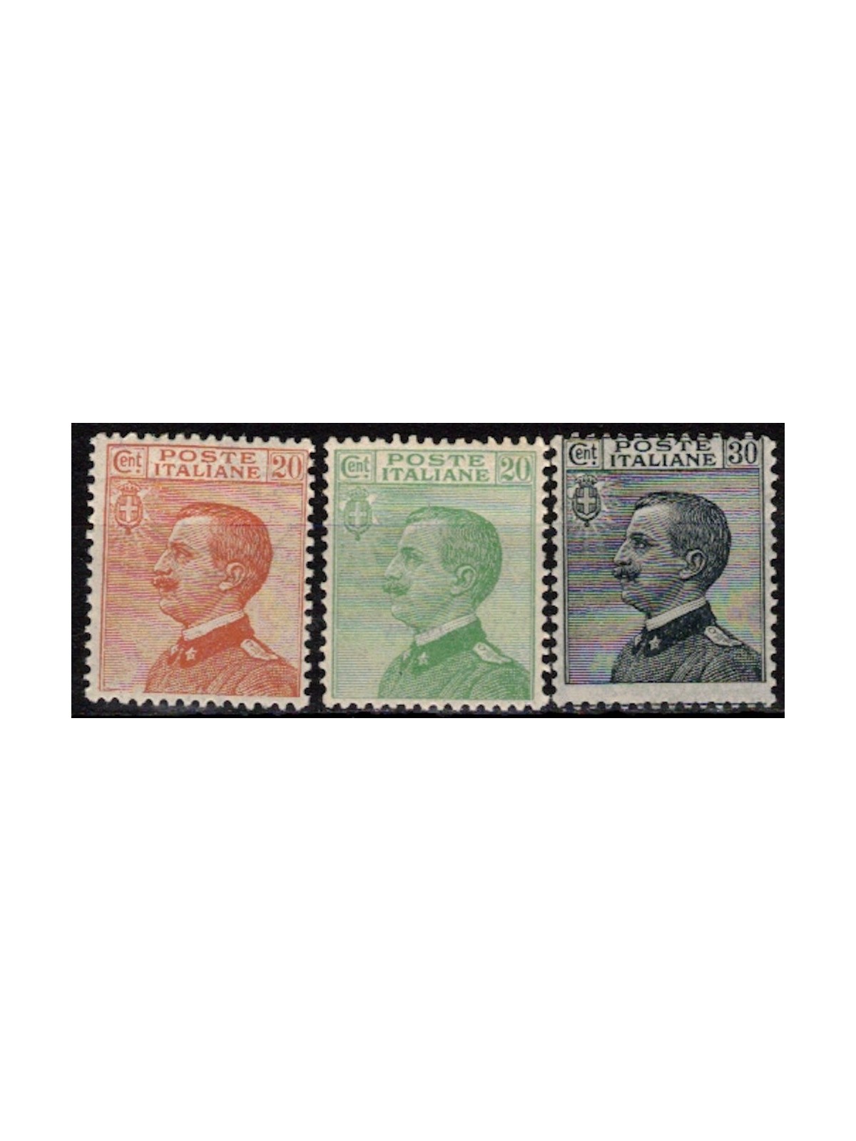 ITALY KINGDOM 1925 Michetti, ordinary set 3v MH*