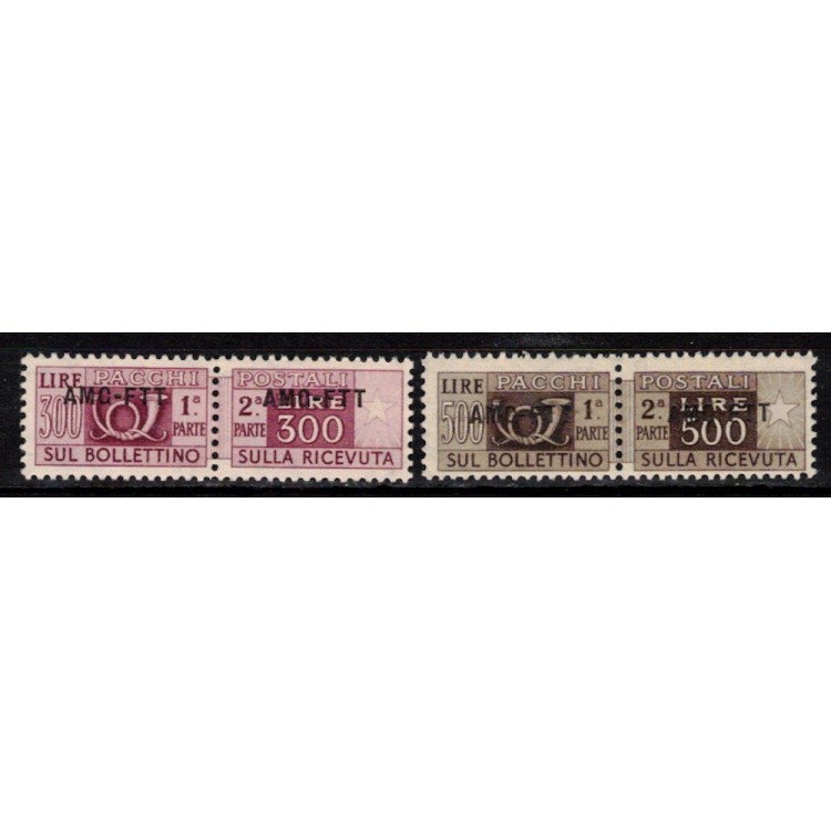 TRIESTE A 1949-54 Postal parcels (high values) 2v MNH**