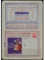 ITALY KINGDOM 1922-23 BLP Postal Letter Envelope Michetti 10c with advertising sheet and stamp of the Carbona representative com