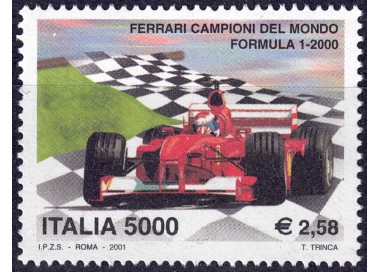 ITALY 2001 Ferrari World Champion MNH**