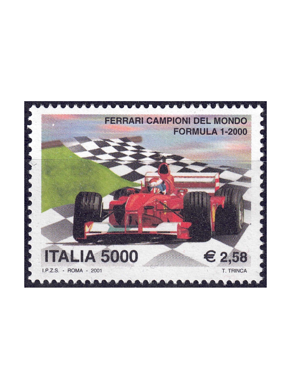 ITALY 2001 Ferrari World Champion MNH**