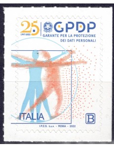 ITALIA 2022 Garante protezione dati MNH**