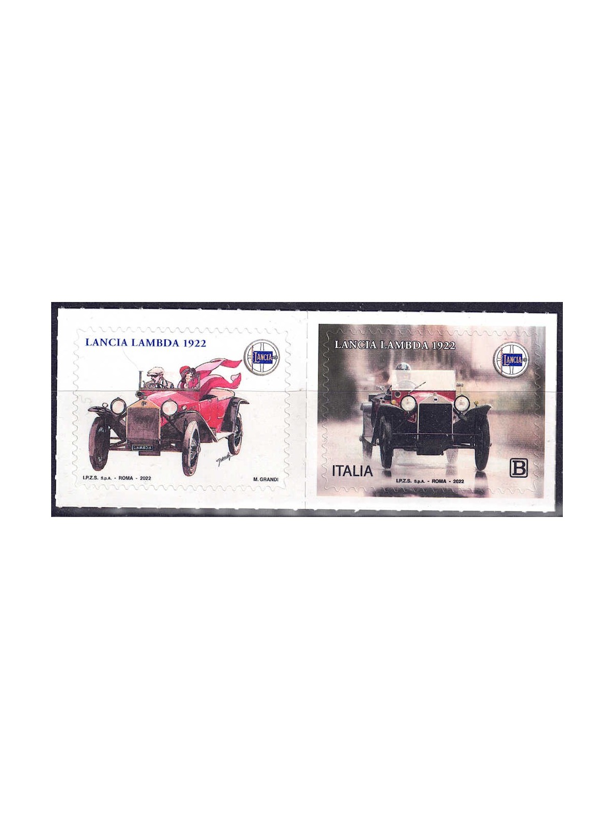 ITALIA 2022 Lancia Lambda MNH**