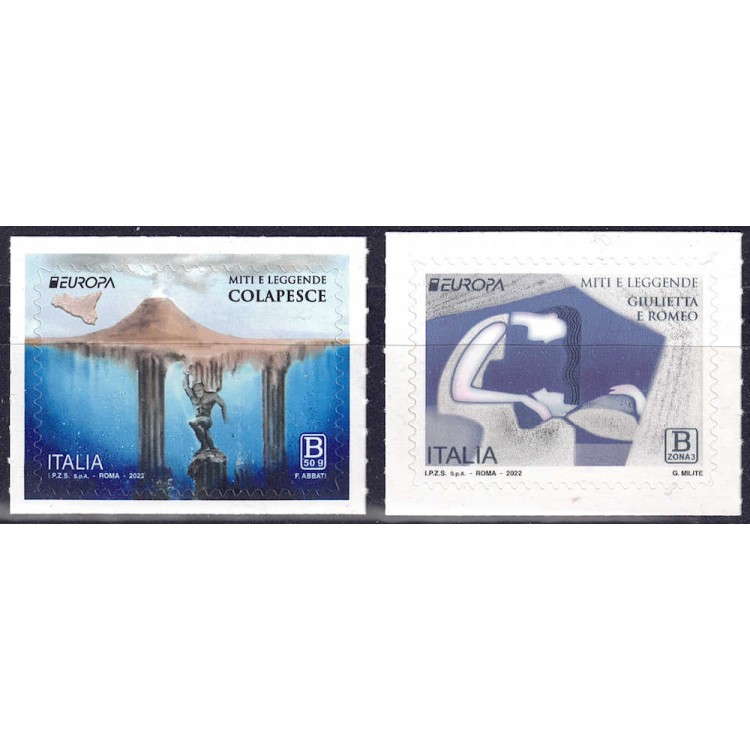 ITALIA 2022 Europa 2v MNH**