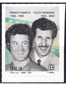 ITALIA 2022 Franco Franchi e Ciccio Ingrassia MNH**