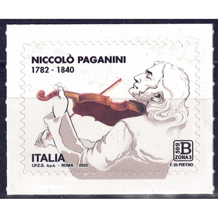 ITALIA 2022 Niccolò Paganini MNH**