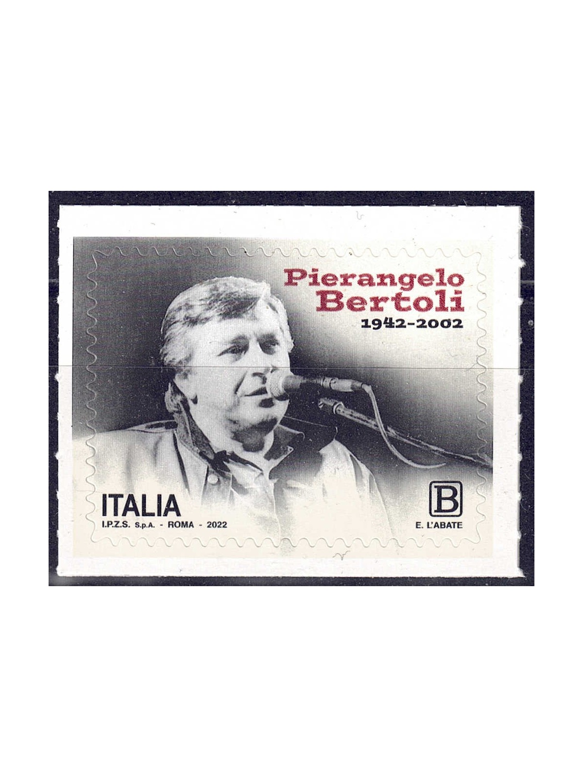 ITALIA 2022 Pierangelo Bertoli MNH**