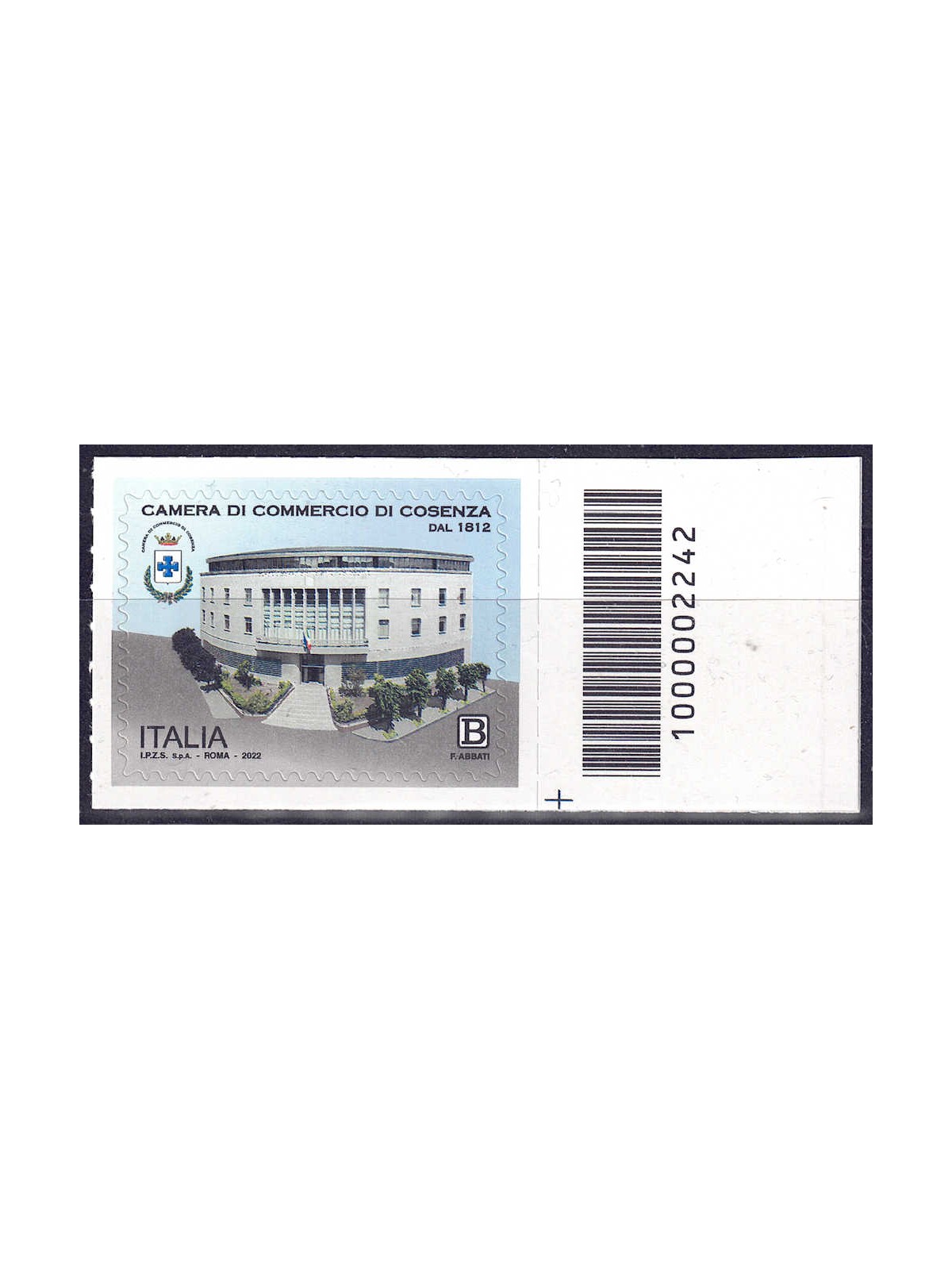ITALY 2022 Chamber of Commerce of Cosenza CB 2242 aid
