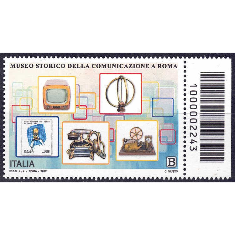 ITALIA 2022 Museo della comunicazione CB 2243 dx