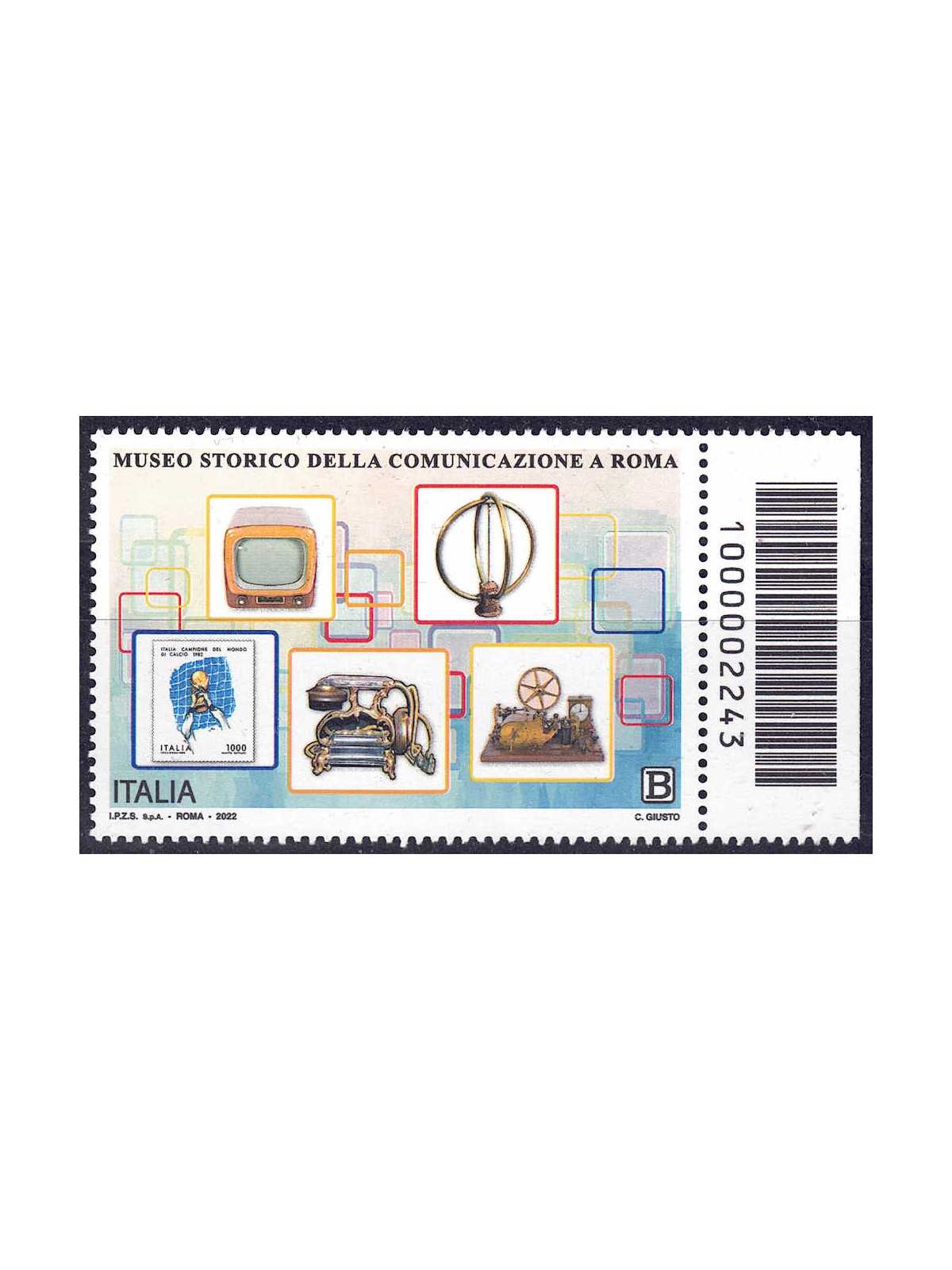 ITALY 2022 Museum of Communication CB 2243 dx
