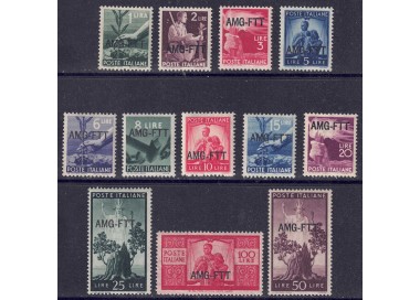 TRIESTE A 1949-50 Democratic 12v MNH**