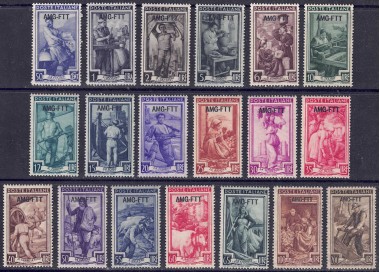 TRIESTE A 1950-53 Italy at work 19v MNH**