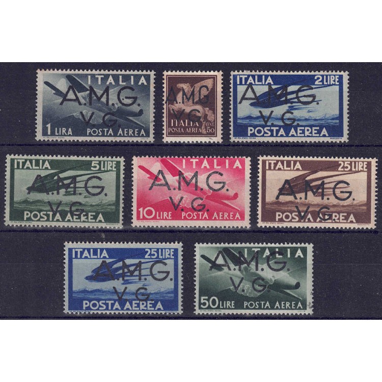 VENEZIA GIULIA (AMG) 1945-46 Posta aerea 8v MNH**