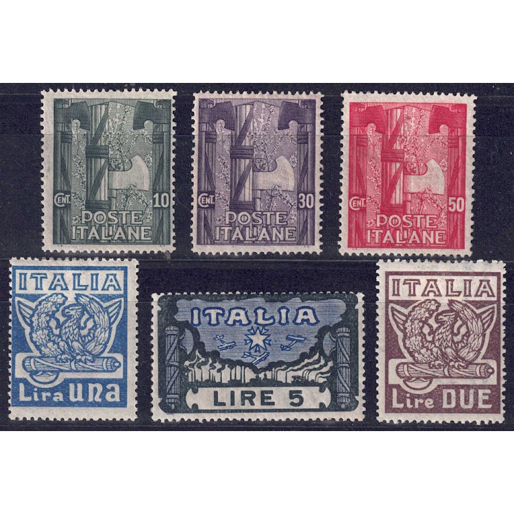 ITALIA REGNO 1923 Marcia su Roma 6v MH*
